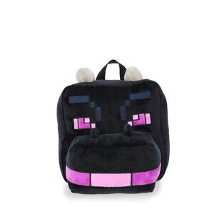 Minecraft Enderman Plush Backpack – 12.5" Black